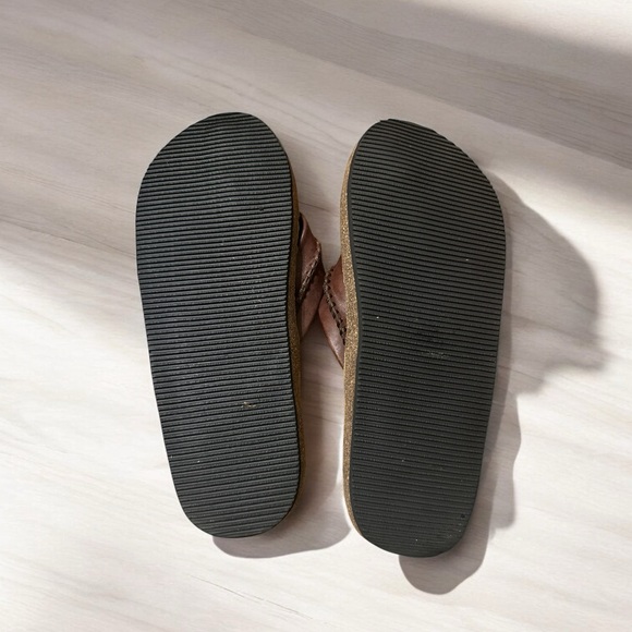 🦅 American Eagle men’s leather flip flops size 10/11 brand new - Picture 3 of 3